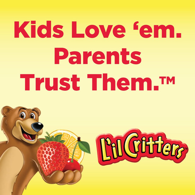 L'Il Critters Kids Omega-3 Gummy, 3 Fatty Acids, DHA, EPA and ALA. 120 Ct (60-120 Day Supply), Delicious Citrus Flavors (No Fishy Taste) from America'S Number One Kids Gummy Vitamin Brand