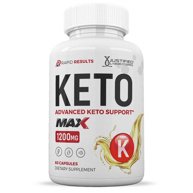 (3 Pack) Justified Laboratories Rapid Results ACV MAX Pills 1675Mg Stronger than Gummies Advanced Keto Support 180 Capsules