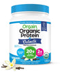 Orgain Organic Vegan Protein Powder + Oat Milk, Vanilla Bean - 20G Plant Based Protein, Gluten Free, Soy Free, Low Sugar, Non GMO, Kosher - 1.05Lb