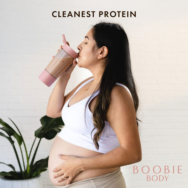 Boobie Body Superfood Protein Shake for Moms, Pregnancy Protein Powder, Lactation Support to Increase Milk Supply, Probiotics, Organic, Diary-Free, Gluten-Free, Vegan - Vanilla Chai (1.02Oz Single Serve Packet, Pack of 10)