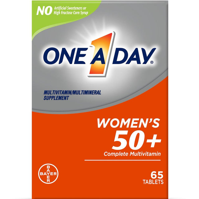 One a Day Women'S 50+ Multivitamin Tablets, Multivitamins for Women, 65 Ct