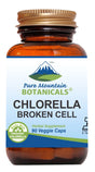 Broken Cell Wall Chlorella Capsules Kosher Vegan Herbal Supplement (90 Caps) (500 Mg)