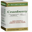 Nature'S Bounty Cranberry Dietary Supplement 60 Soft Gels