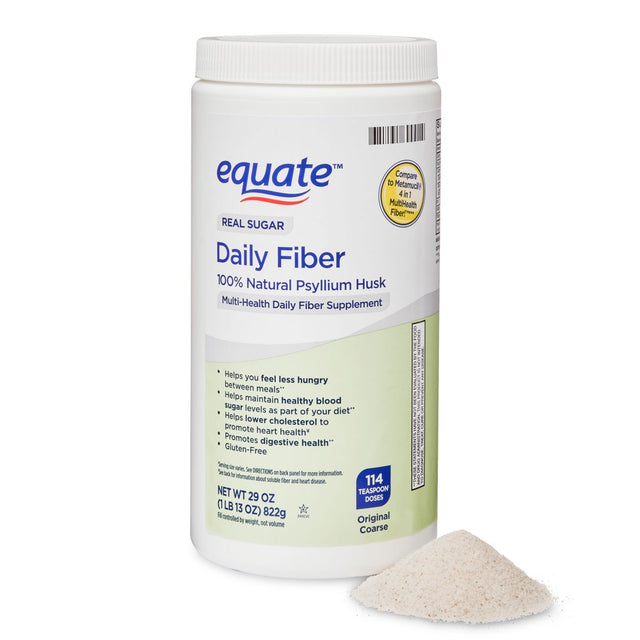 Equate Daily Fiber Powder, 29 Oz