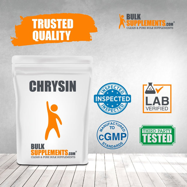 Bulksupplements.Com Chrysin Powder, 500Mg - Estrogen Blocker for Men (100 Grams)