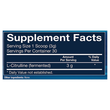 Bodytech Fermented L-Citrulline 3000MG - Supports Exercise Endurance & Nitric Oxide Production (3.17 Ounce Powder)