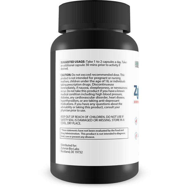 Zytenze XY - Male Expansion Formula & Testosterone Support - Secret Men Blood Flow Expansion - Use Zytenze to Help Boost Male Energy, Recovery, Drive, Libido, Circulation, Nutrient Delivery