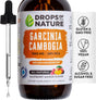 Garcinia Cambogia - Appetite Suppressant for Weight Loss - Stronger than Pills & Capsules (60% HCA) 4X Ultra Concentrated Liquid Supplement - Carb Blocker - 2 Fl. Oz. Natural Raspberry Mango