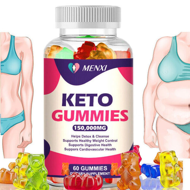 Keto ACV BHB Gummies 150000Mg for Fat Burn Weight Loss Detox Keto Diet Pills - 60 Gummy