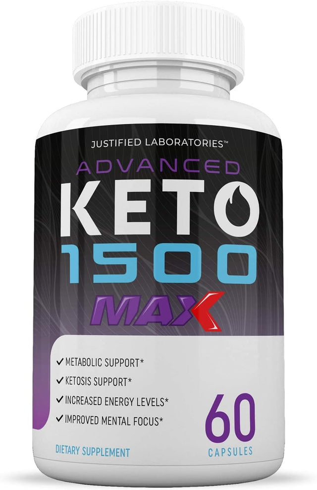 (3 Pack) Advanced Keto 1500 Max 1200MG Pills Includes Apple Cider Vinegar Gobhb Exogenous Ketones Advanced Ketogenic Supplement Ketosis Support for Men Women 180 Capsules