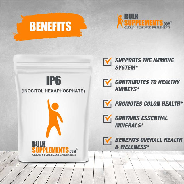 Bulksupplements.Com Inositol Hexaphosphate (IP6) Powder, 800Mg - Colon Support (250 Grams)