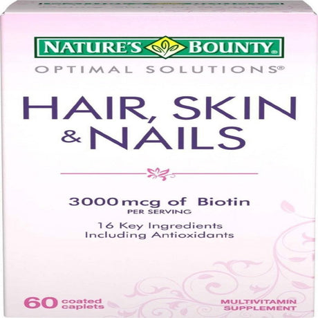 Nature'S Bounty Hair, Skin and Nails Caplets 60 Ea (Pack of 3)