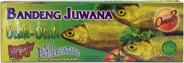 Bandeng Juwana Otak Otak (No Preservative) Tanpa Bahan Pengawet Isi 2 Ekor - 5.3Oz (Pack of 6)