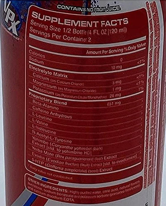 VPX Redline Xtreme, Cotton Candy, 8 Ounce Bottles, Liquid, 24 Count