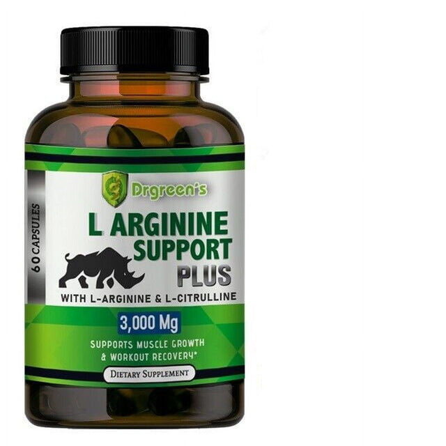 L-Arginine Nitric Oxide, Testosterone Booster, ED Support 3000 Mg 60 Capsule