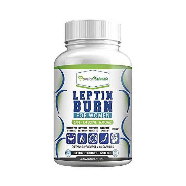 Leptin Burn for Women, Diet Pills That Work Fast for Women, Appetite Suppressant 60 Capsules