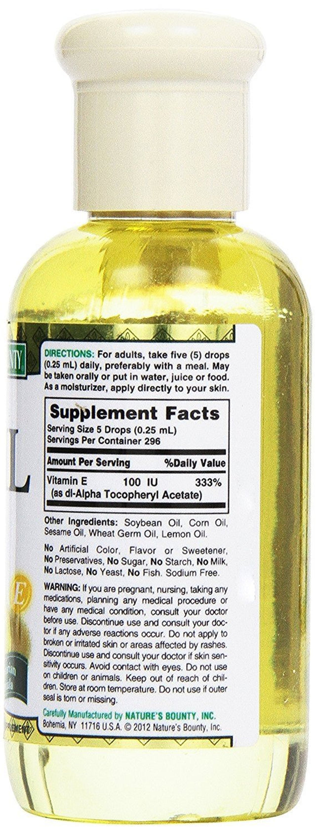 Nature'S Bounty Vitamin E-Oil 30,000 IU, 2.50 Oz