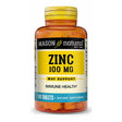 Mason Natural Zinc 100 Mg - Immune System and Antioxidant Support 100 Capsules