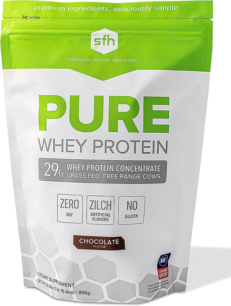 SFH Health & Wellness Bundle Pure Whey Chocolate Protein Powder and Super Omega 3 Fish Oil