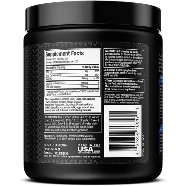 Creatine Powder | Cell-Tech Creactor | Creatine Hcl Formula | Muscle Builder for Men & Women | Creatine Hcl + Free-Acid Creatine | Creatine Su...