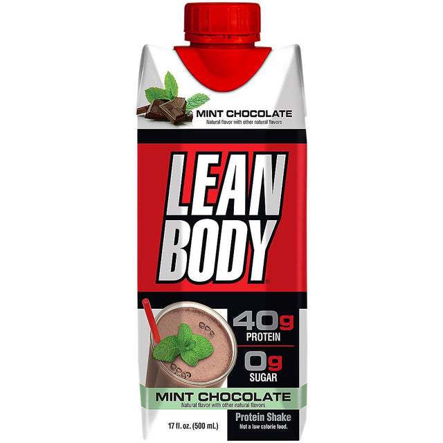 Lean Body Protein Shake - Mint Chocolate (12 Drinks)