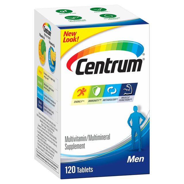 Centrum Multivitamin for Men, Multivitamin/Multimineral Supplement with Vitamin D3 - 120 Count