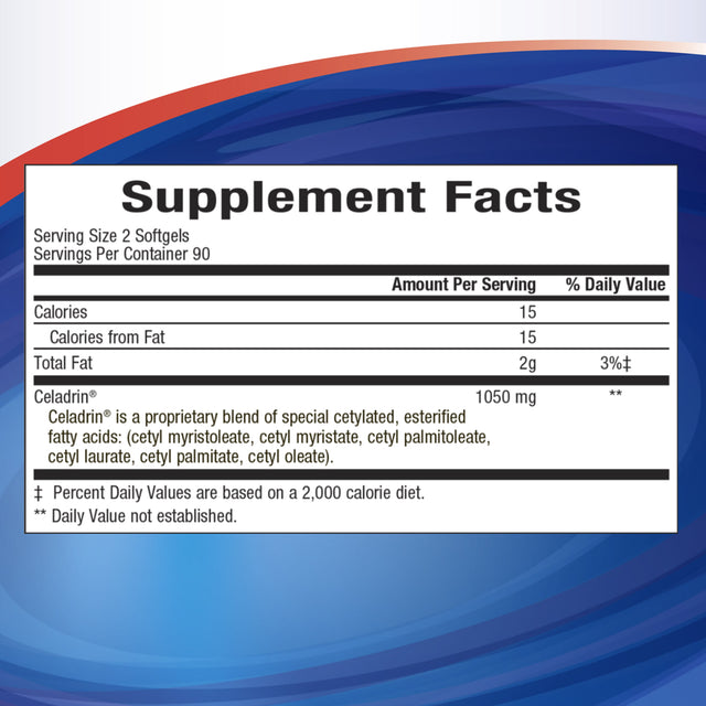 Celadrin Advanced Joint Health 1050 Mg., 180 Softgels