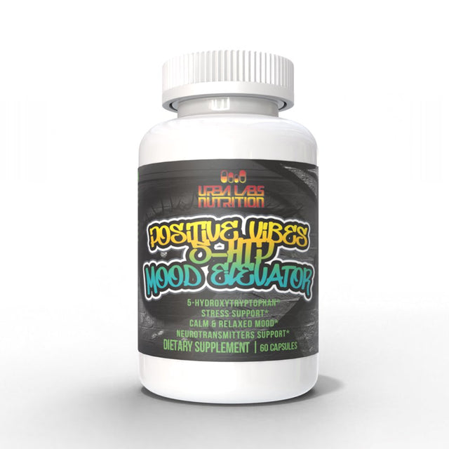 Urbalabs Positive Vibes 5-HTP Mood Elevator Sleep Calm Relaxed Support Fast Acting Nootropic