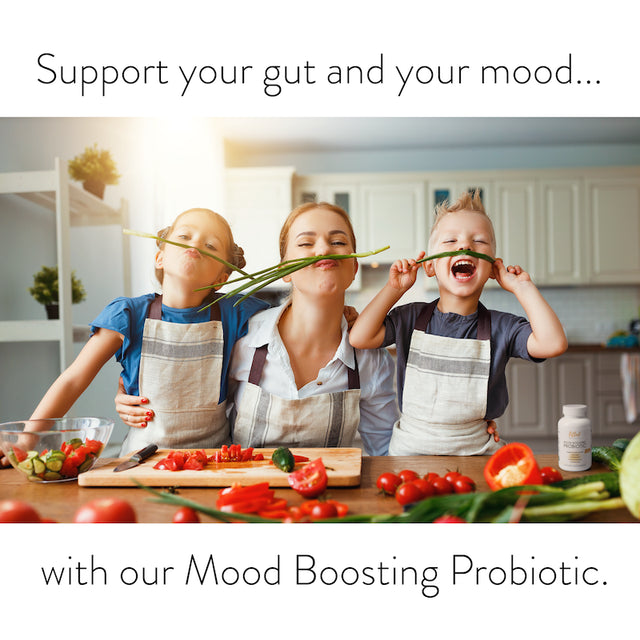 Lifted Naturals, Mood Boosting Probiotic, Prebiotics & Probiotics, 60 Day Supply