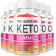 (5 Pack) Try Quick Keto ACV Gummies - Supplement for Weight Loss - Energy & Focus Boosting Dietary Supplements for Weight Management & Metabolism - Fat Burn - 300 Gummies