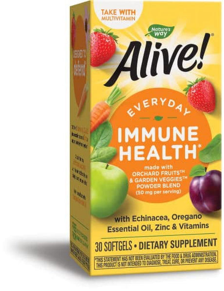 Natureâ€™S Way Alive! Everyday Immune Health Supplement*, 30 Softgels