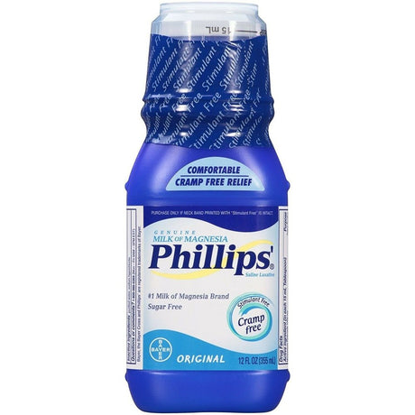 Phillips' Milk of Magnesia Laxative - Original - 12 Fl Oz Pack of 3