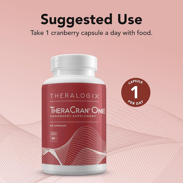 Theracran One Cranberry Supplement 36Mg Pacs per Capsule, 90 Day Supply