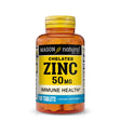 Mason Natural Zinc 50 Mg - Improved Immune System Function, Supports Antioxidant Health, 100 Tablets