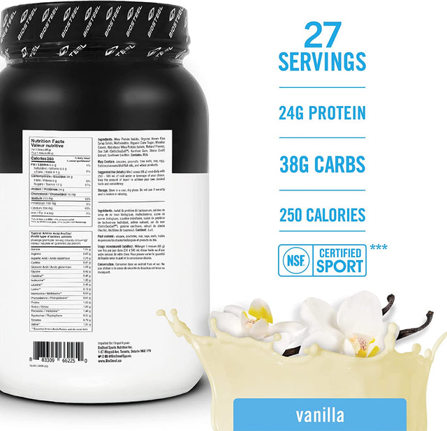 BIOSTEEL Recovery Protein plus Vanilla, 1800 GR