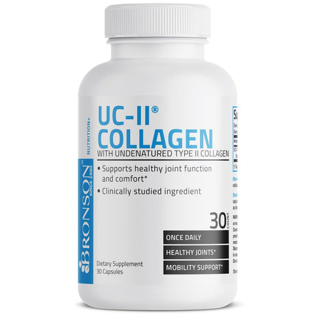 Bronson UC-II Collagen with Undenatured Type II Collagen for Joint Support, 30 Capsules