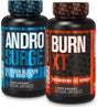 Jacked Factory Burn-Xt Thermogenic Fat Burner - Appetite Suppressant for Weight Loss & Androsurge Estrogen Blocker for Men - Testosterone Booster