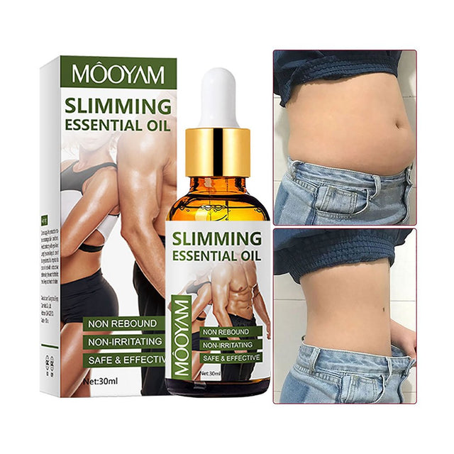 Kokovifyves Beauty & Personal Care Abdominal Massage Essential Oil Fitness Exercise Sweating Fever Fat Burning Fat Burst Milk Essential Oil（30Ml）