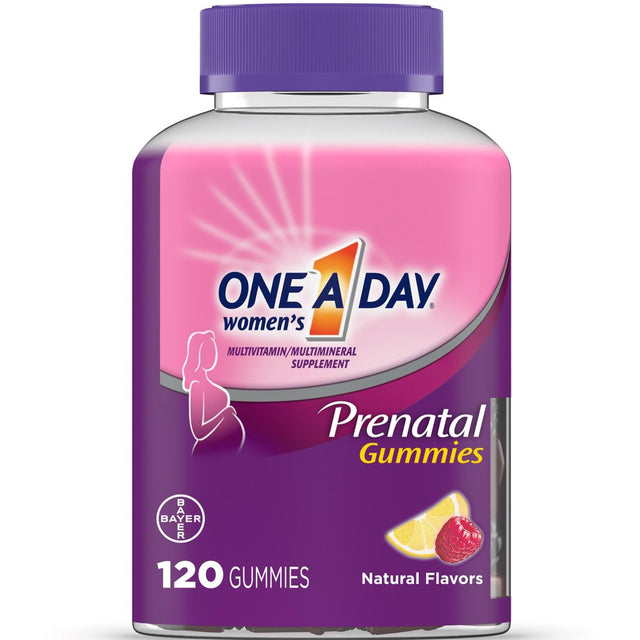 One a Day Prenatal Multivitamin Prenatal Gummy Vitamins, 120 Count