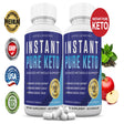 (2 Pack) Instant Pure Keto Pills Advanced BHB Boost Ketogenic Supplement 60 Capsules