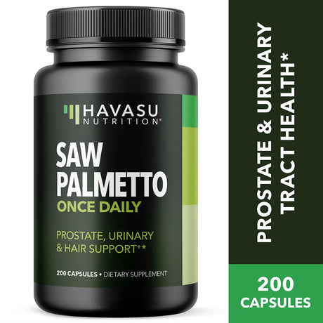 Havasu Saw Palmetto for Men | Hair Growth Prostate Supplement, 200 Ct