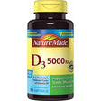 Nature Made Vitamin D3 5000Iu Ultra Strength Supports Immune Health, 90 Ct