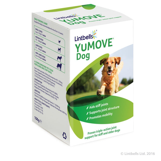 Lintbells Yumove Dog Mobility and Joint Health Supplement for Dogs 60 Tablets