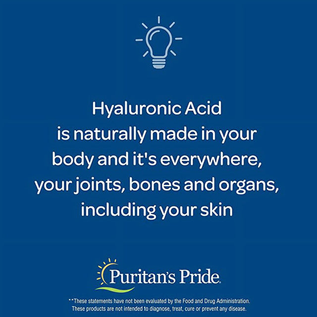 Hyaluronic Acid 100 Mg-120 Capsules by Puritan'S Pride