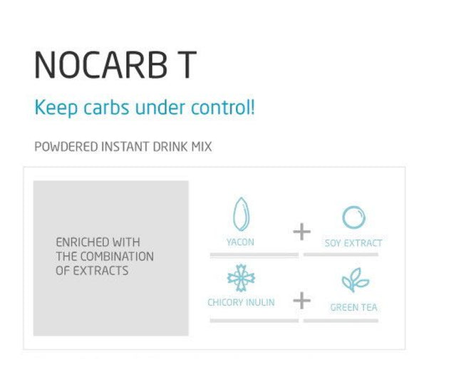 Nocarb T by Fuxion 28 Sticks - Block & Reduce Absorption of Sugar,Drink before Rich Dinner,Keep Carbs under Control,Bonus 3 Sachets of Thermo Keto to Gernerate Ketones from Fat & Supply the Brain