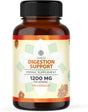 Digestion Support Capsules - Natural Herbal Supplement with Organic Chicory Root, Milk Thistle, Dandelion, Artichoke Inulin, Turmeric - Promotes Colon & Gut Health - 1000Mg, 100 Caps per Bottle