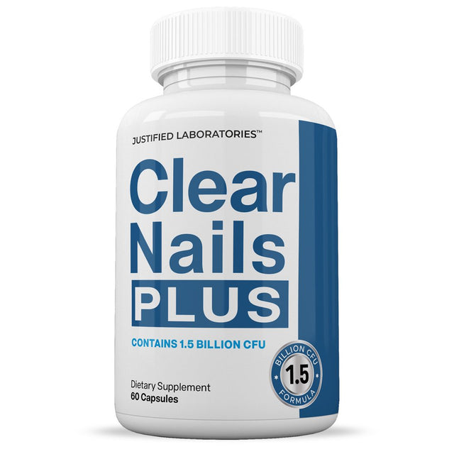 (5 Pack) Clear Nails 1.5 Billion CFU Probiotic Nail Support 300 Capsules