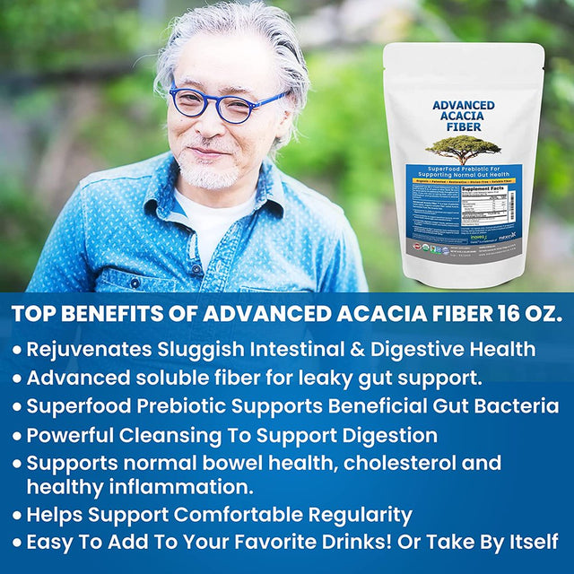 Kidney Restore Advanced Acacia Fiber: Superfood Prebiotic for Supporting Normal Gut Health, 1 Lb. Bag