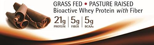 Wellness Resources Daily Protein plus Chocolate - Grass Fed, Pasture Raised Bioactive Whey Protein Isolate with Guar Fiber and Organic Cocoa - No Sweeteners, Soy-Free, Gluten-Free (2 Lb.)