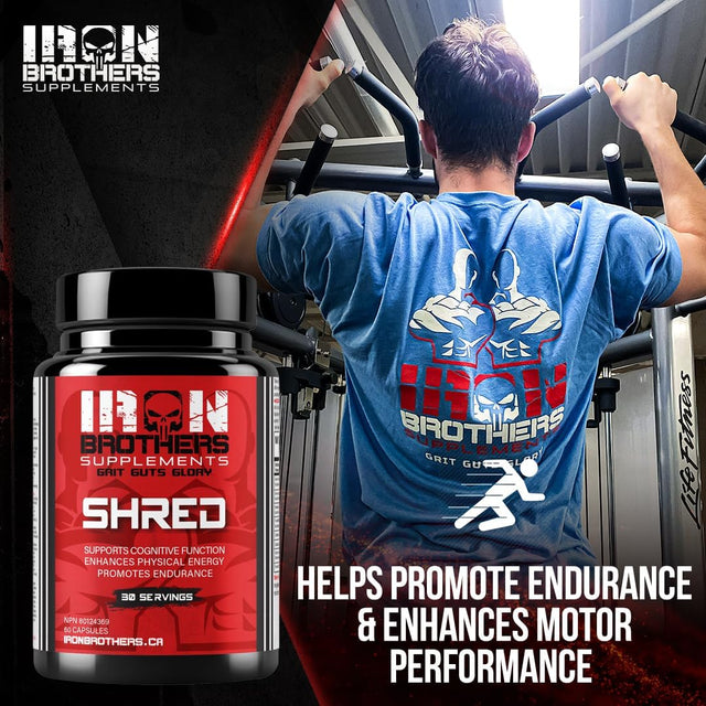 Shred for Men & Women | Strong Appetite Suppressant for Weight Loss Management | Supports Cognitive Function Promotes Endurance Increases Energy - Fat Burner